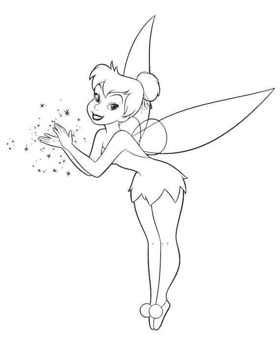 2524 Tinkerbell free clipart.