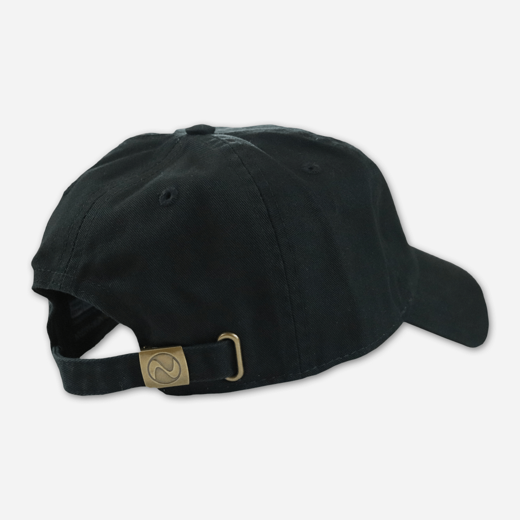 Flower Mountain Black Dad Hat.