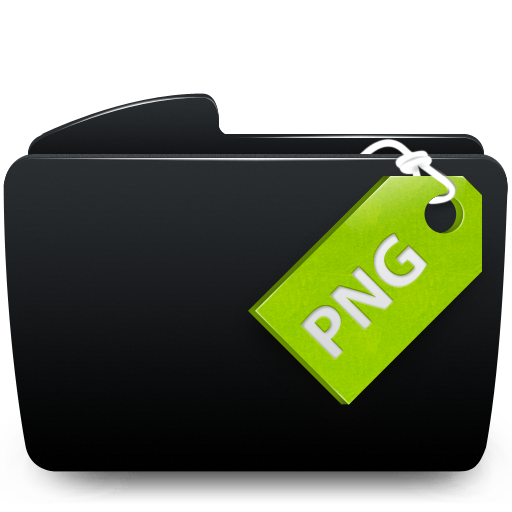 Black, Folder, Png Icon.