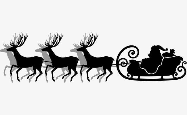 Black And White Santa Claus Png & Free Black And White Santa Claus.