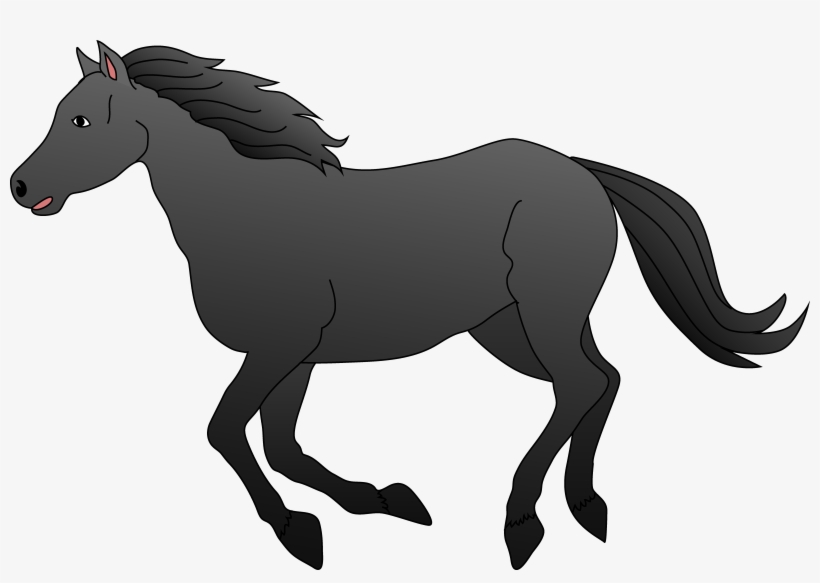 Stallion Clipart Black Horse.