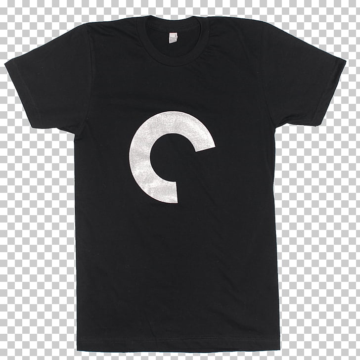 Tshirt Black C, black and grey crew.