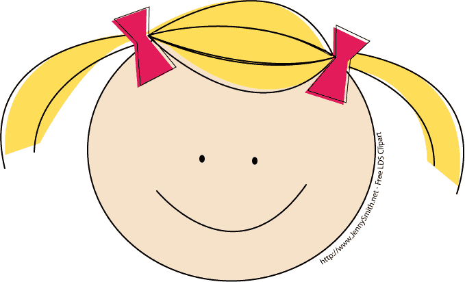 Blonde hair clipart.