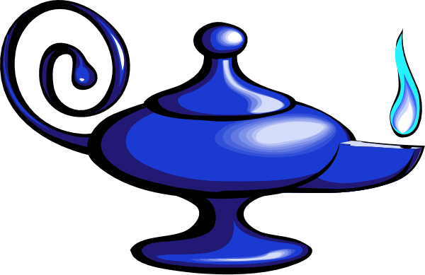 Blue magic clipart.