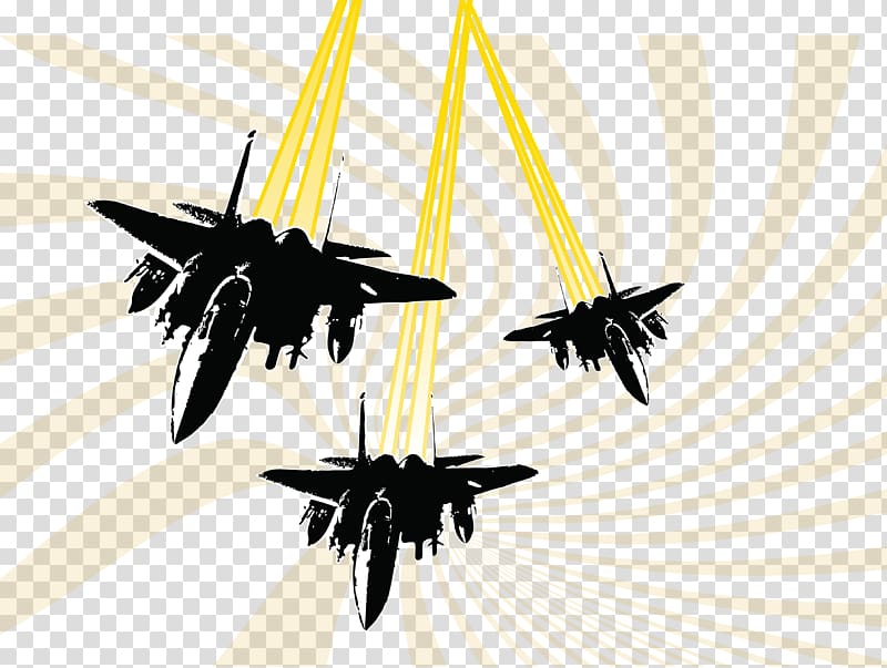 Airplane Fighter aircraft Helicopter, Bomber transparent background.