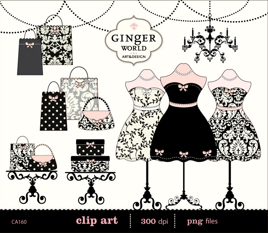 Fashion Boutique Clipart.