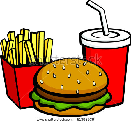 Burger and fries clipart 4 » Clipart Station.