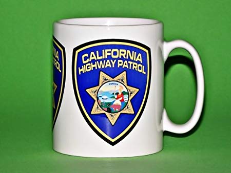 CALIFORNIA HIGHWAY PATROL LOGO MUG: Amazon.co.uk: Kitchen & Home.