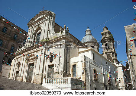 Stock Photography of "Church of Santa Maria del Monte, Caltagirone.