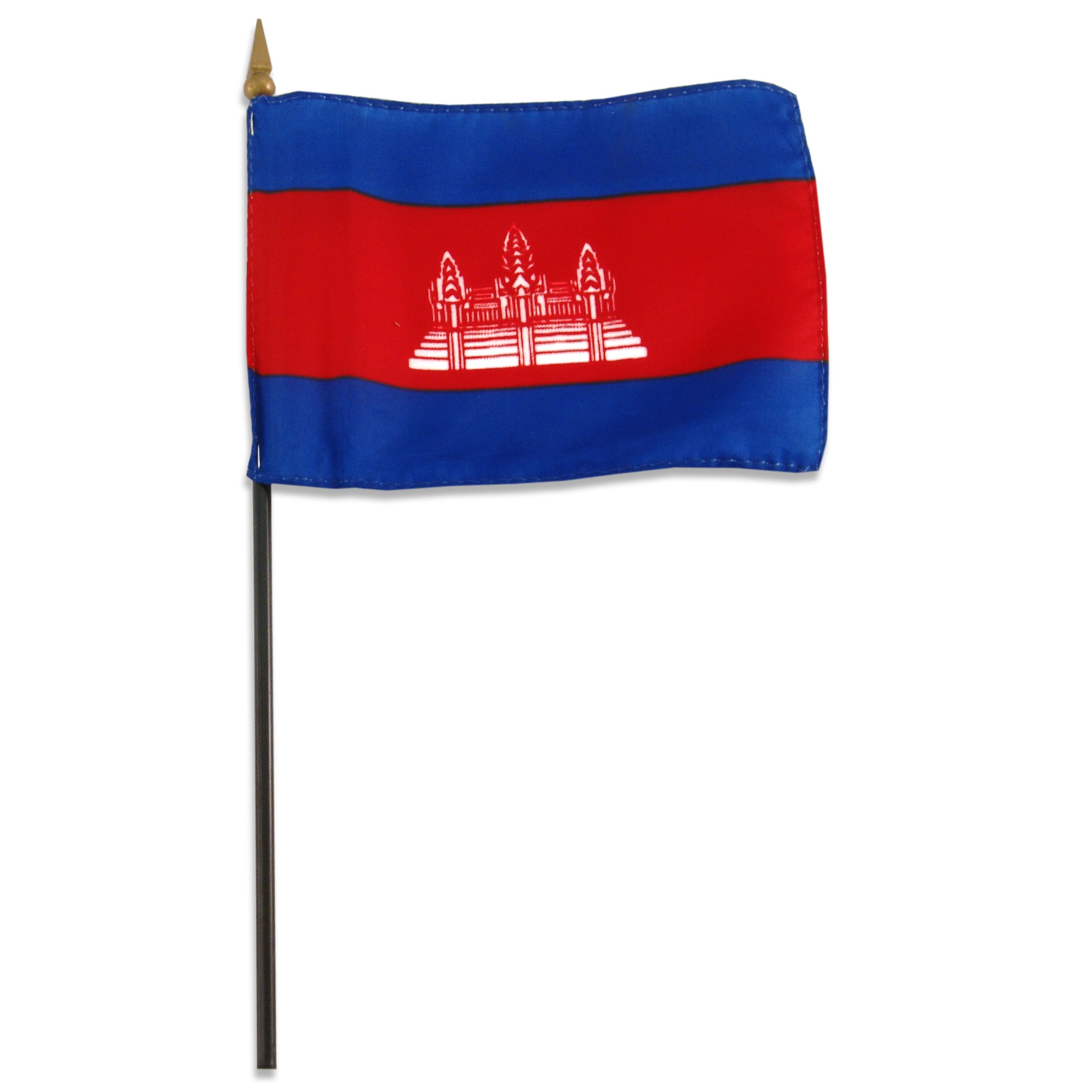 Cambodia flag 4 x 6 inch.