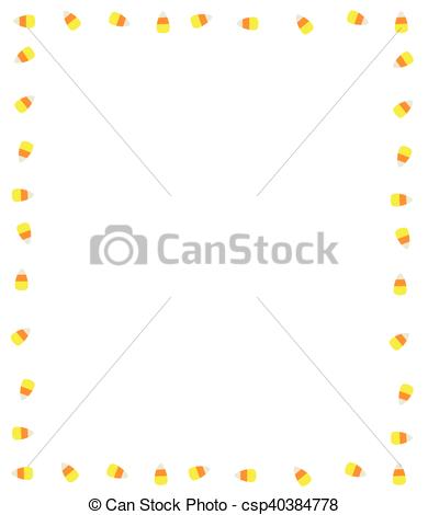 Candy Corn Border.