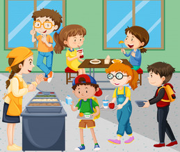 Download canteen cartoon clipart Cafeteria.