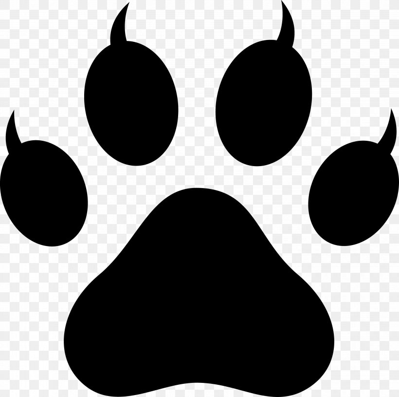 Dog Cat Paw Tiger Clip Art, PNG, 3873x3852px, Dog, Black.