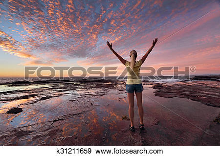 Stock Photograph of Wellness wellbeing celebrate life k31211659.