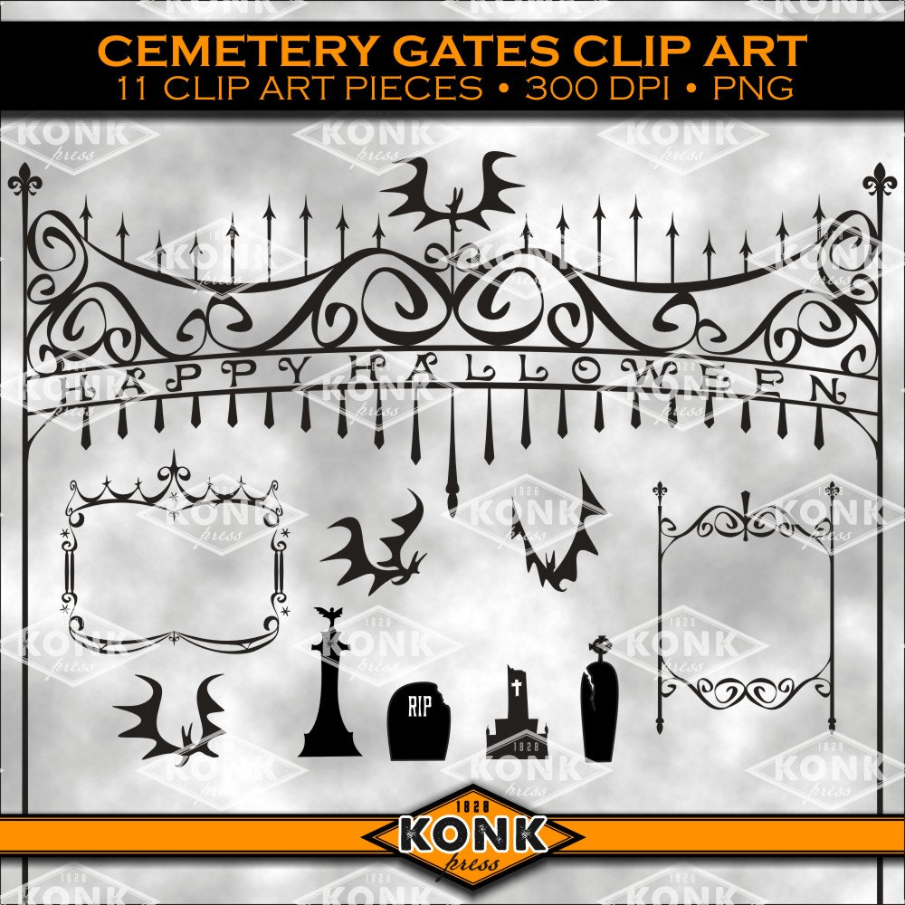 Cemetery Clipart.