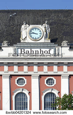 Stock Photo of Central railway station, Hamm, Westphalia, North.