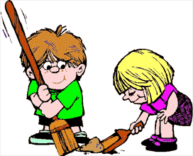 Free Clip Art Children Chores.