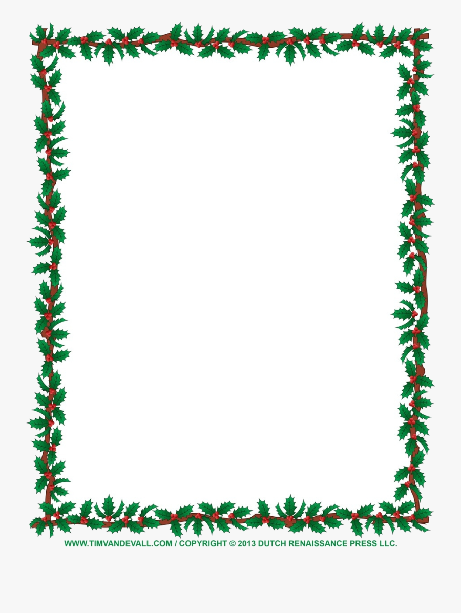 Christmas Border Clip Art Borders For Word Documents.