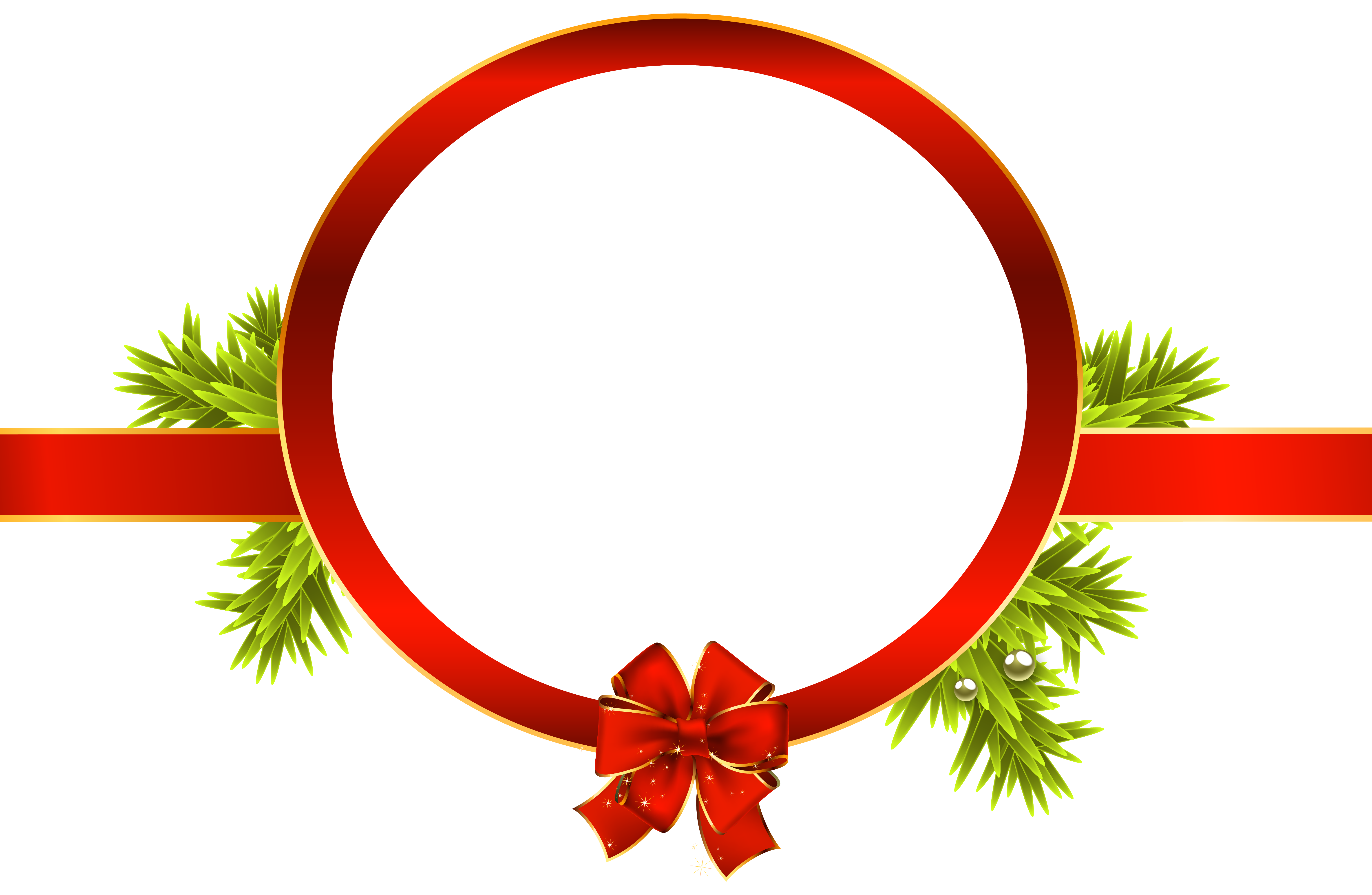 Christmas Label PNG Clipart Image.