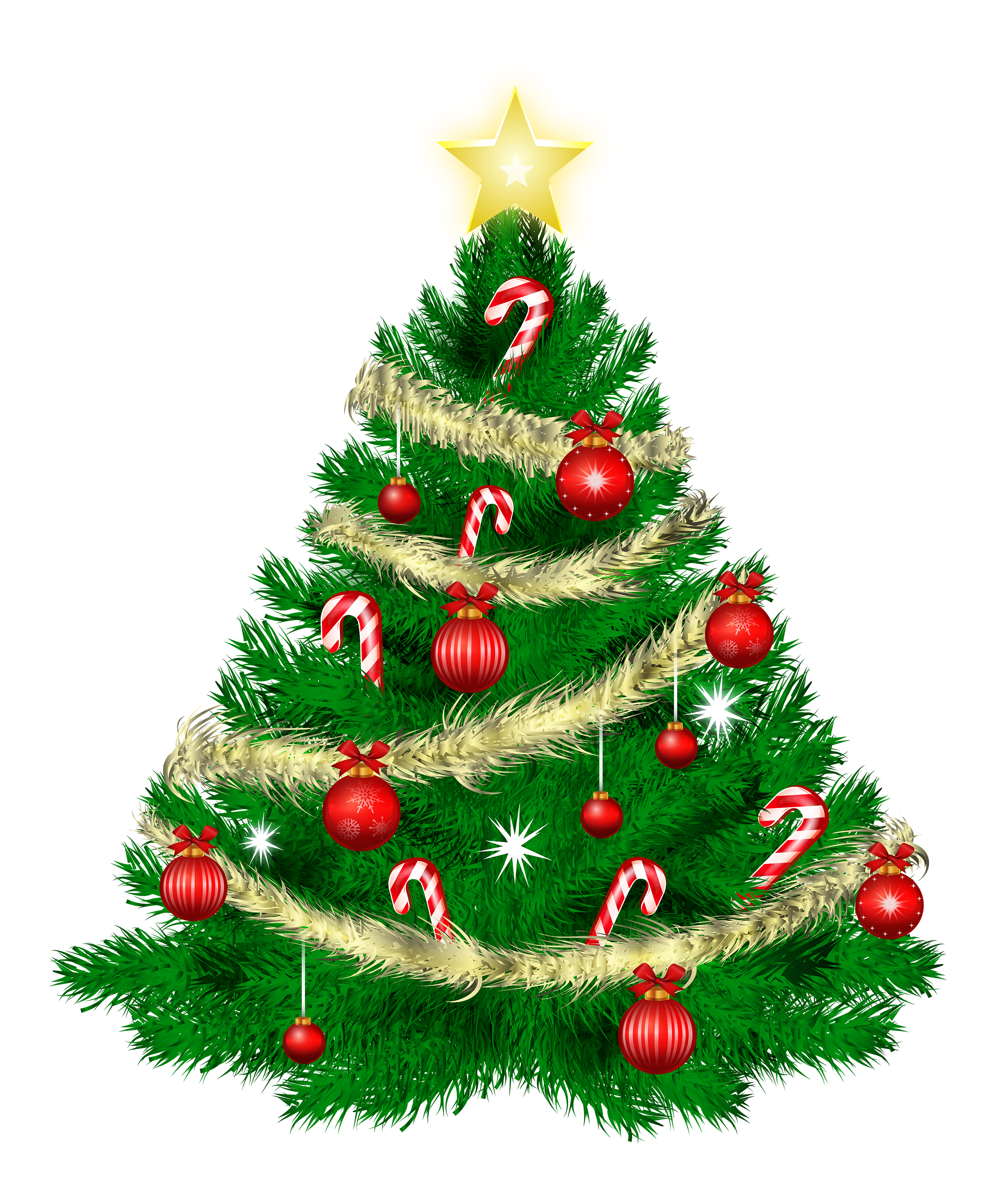 Christmas tree pictures clip art.