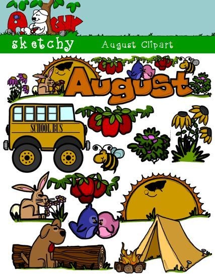 August Clipart.