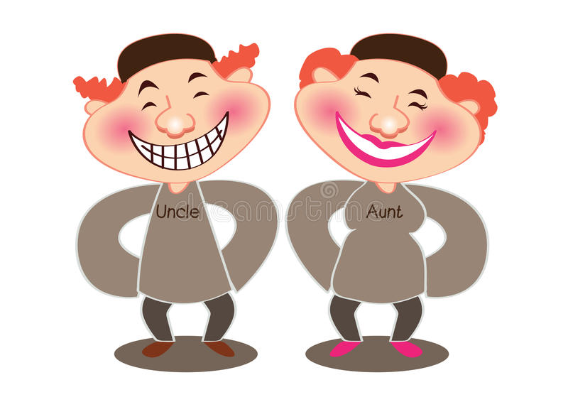 Uncle & Aunty Stock Illustration. Illustra #152772.