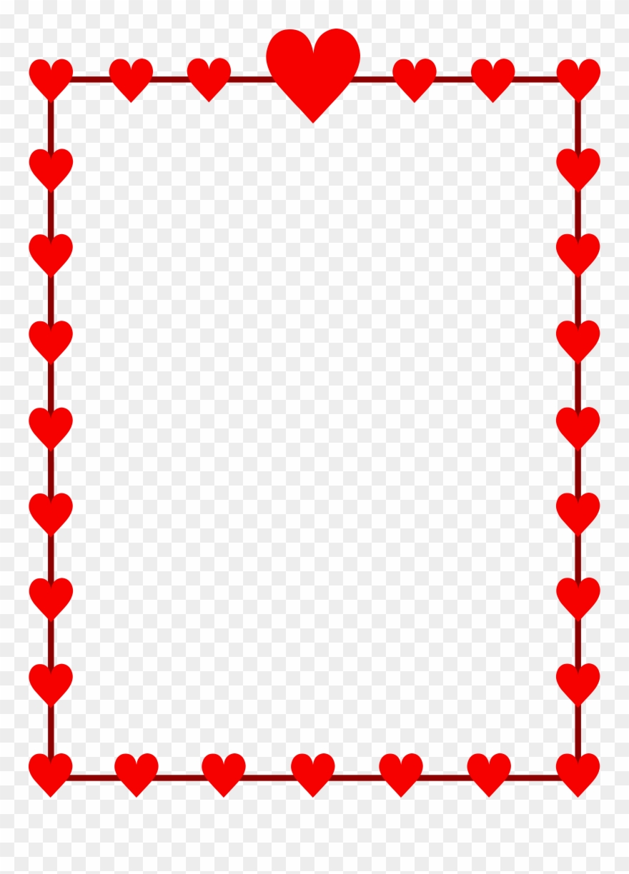 Valentine Heart Clip Art Borders.