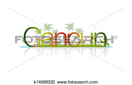 Clip Art of Cancun, Mexico k14569332.