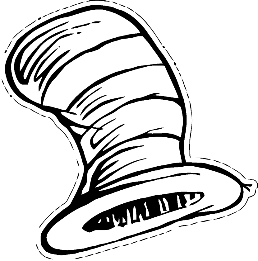 Cat In The Hat Clip Art.