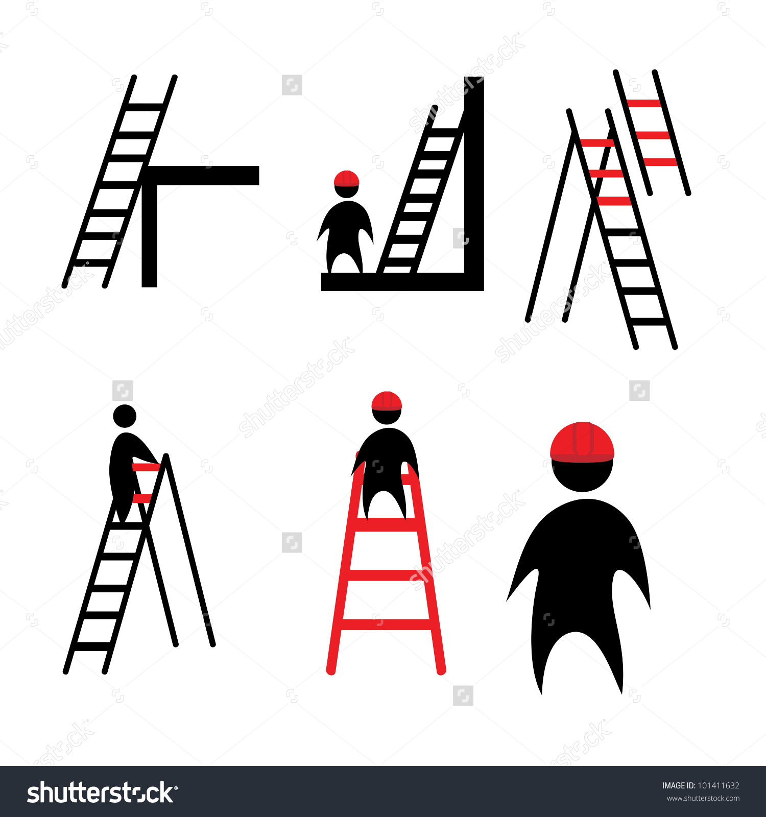 Clipart Ladder Stock Vector Illustration 101411632 : Shutterstock.