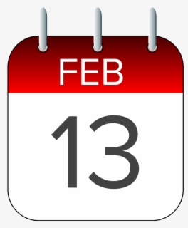 Free February Calendar Clip Art with No Background.