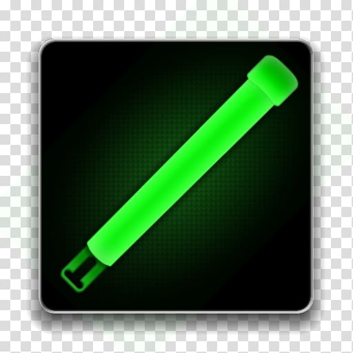 Glow stick Android Light, android transparent background PNG.