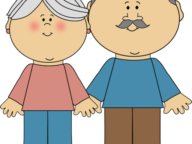 Grandma And Grandpa Clipart.