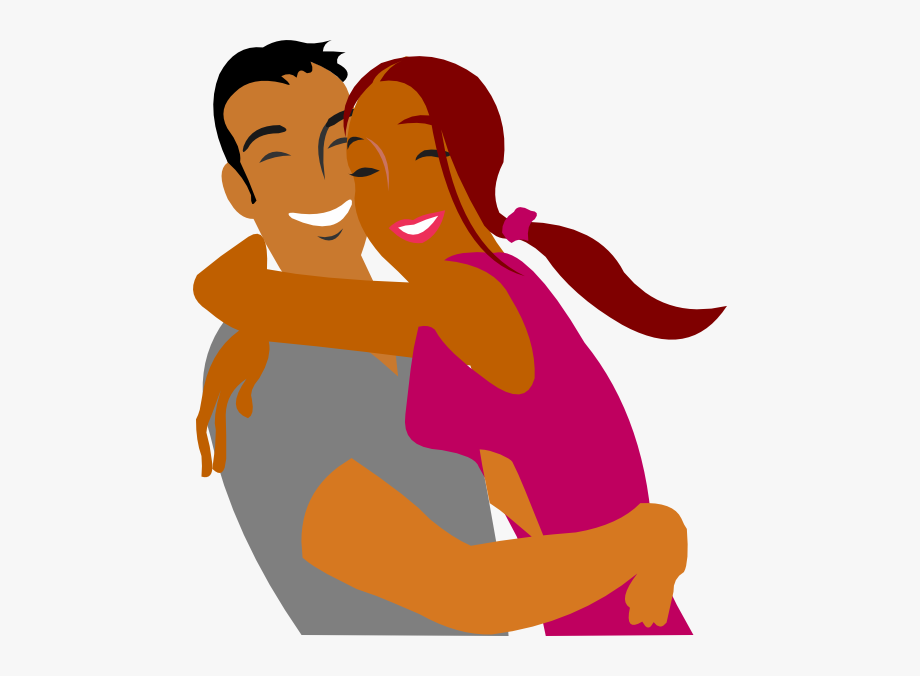 Couple Hugging Clip Art At Clker.