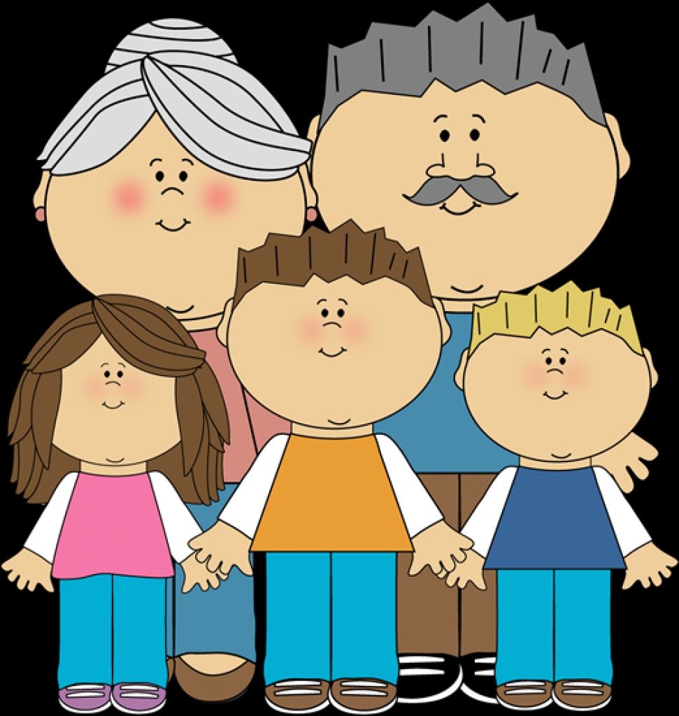 Grandparents+And+Grandchildren+Clip+Art+Image.