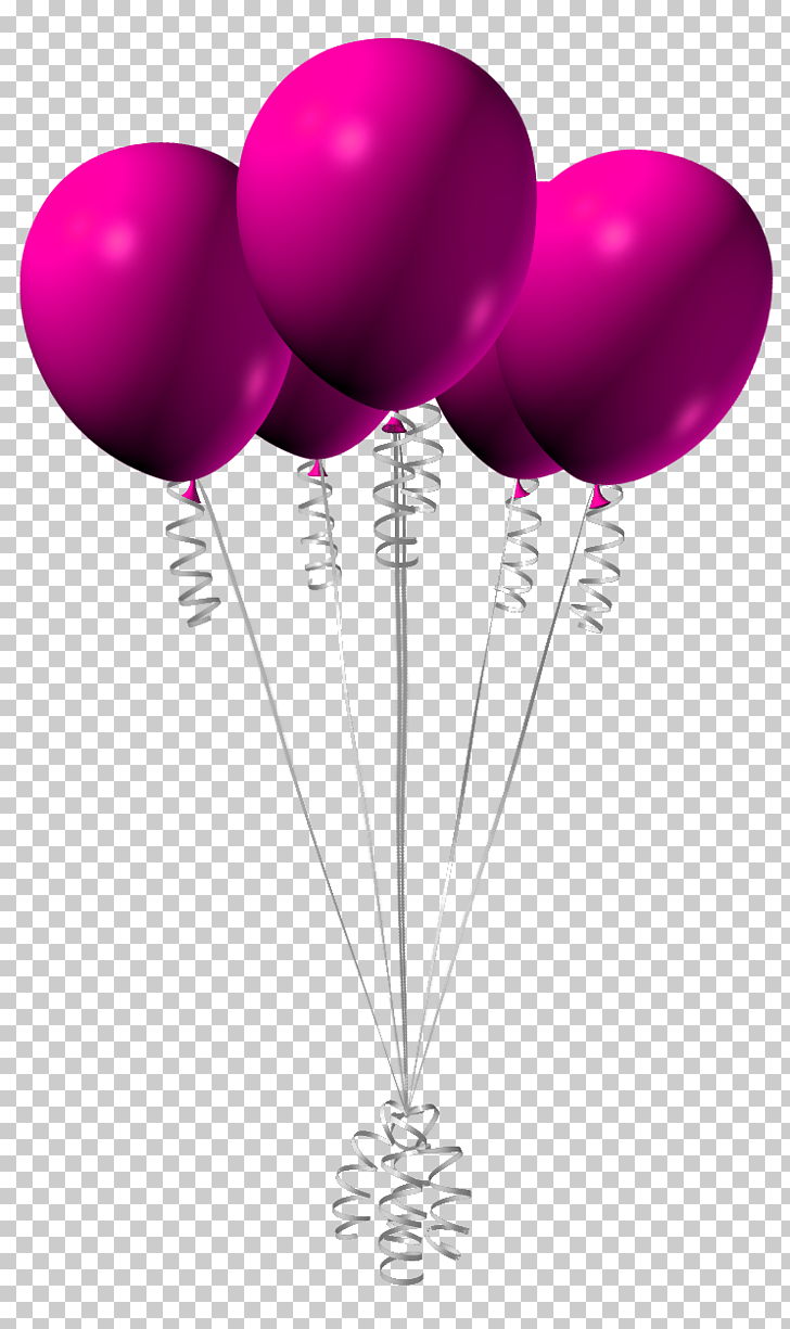 Pink Balloon , Pink Balloons , five purple balloons.