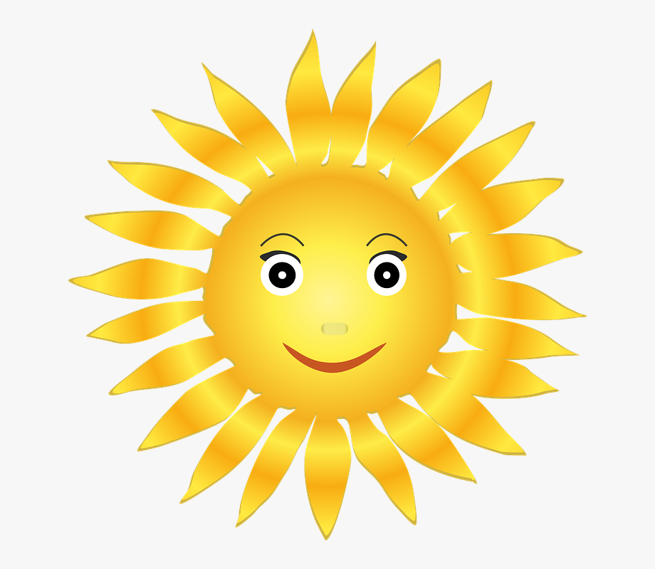 Smiling Sun Clipart.