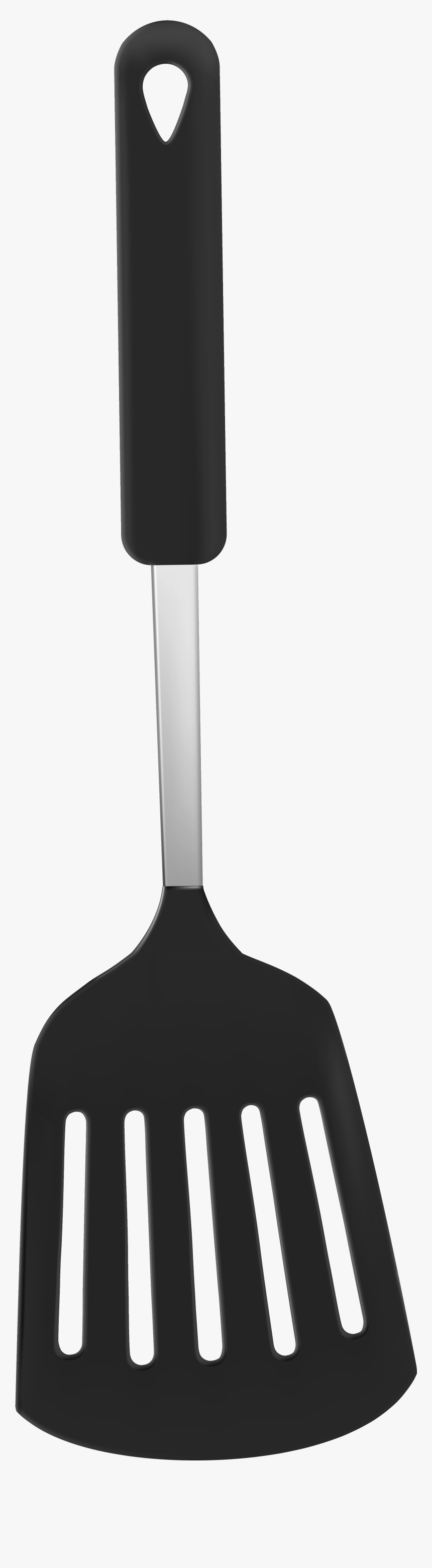 Black Spatula Png Clip Art.