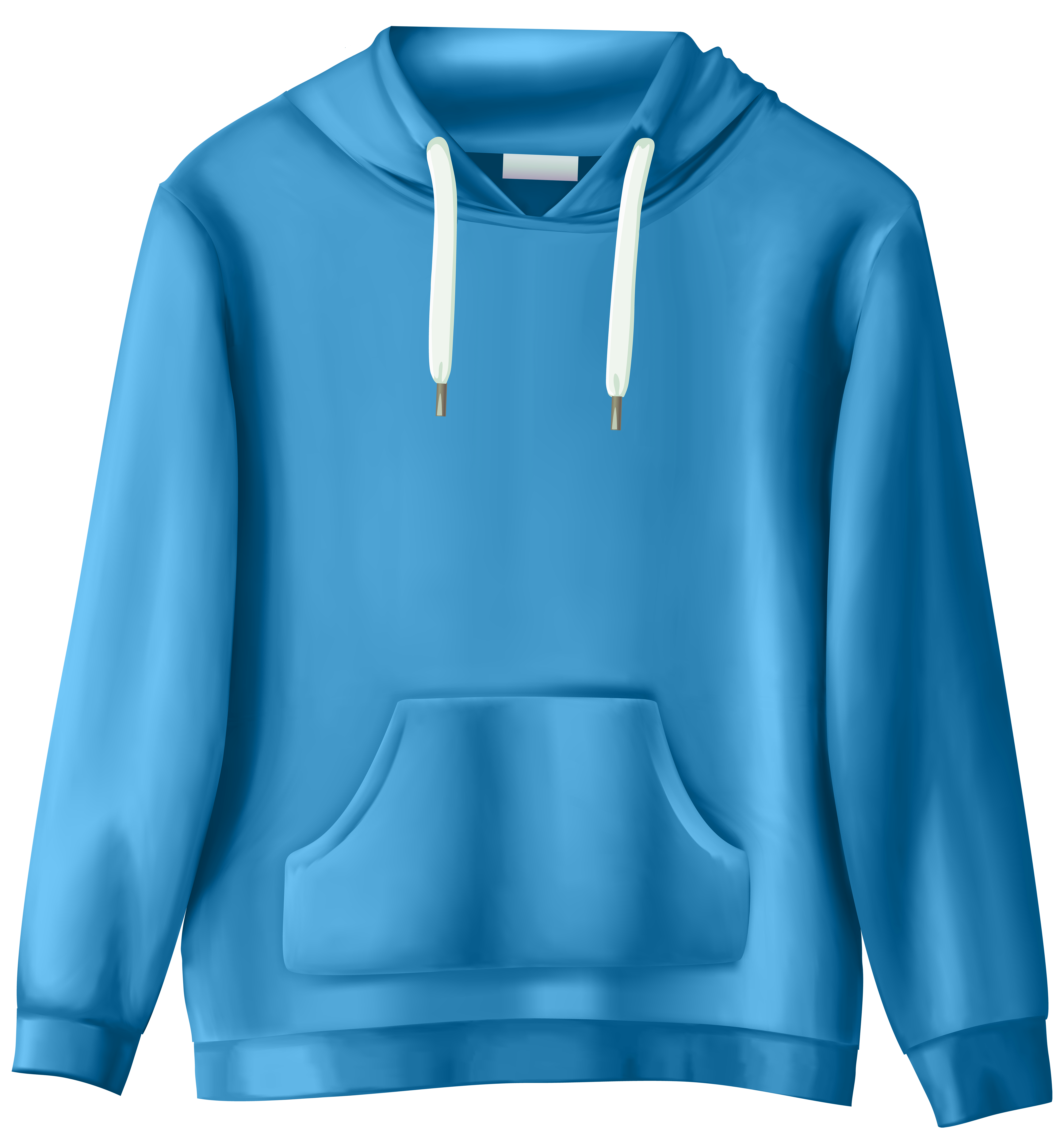 Blue Sweatshirt PNG Clip Art.