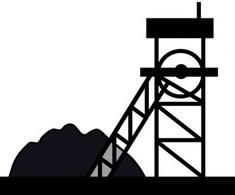 Coal mine clipart.