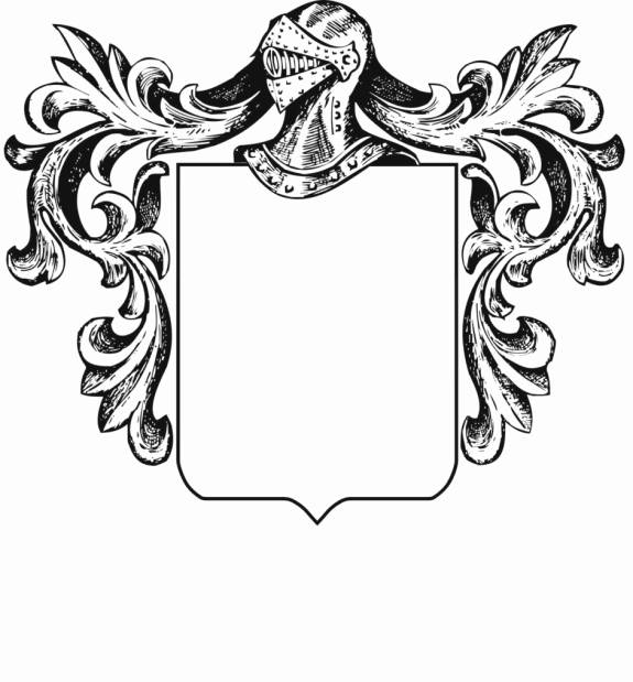 Coat Of Arms Template With Banner.