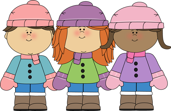 Kids coats clipart.