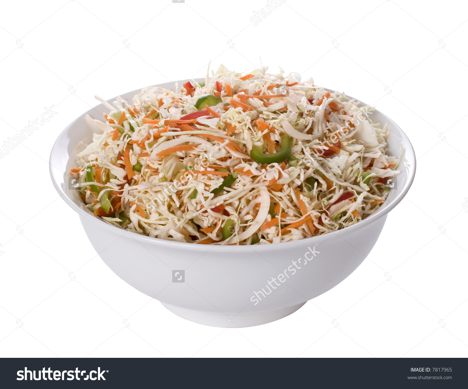 Coleslaw Salad Healthy Slaw Vegetables Crisp Stock Photo 7817965.