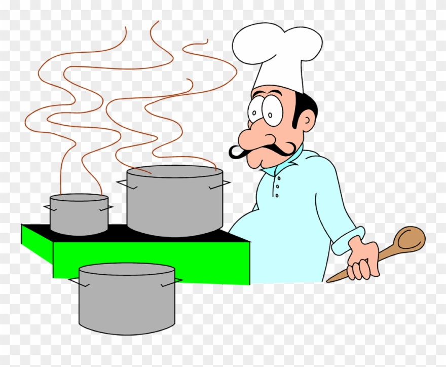 Chef Cooking Clipart.