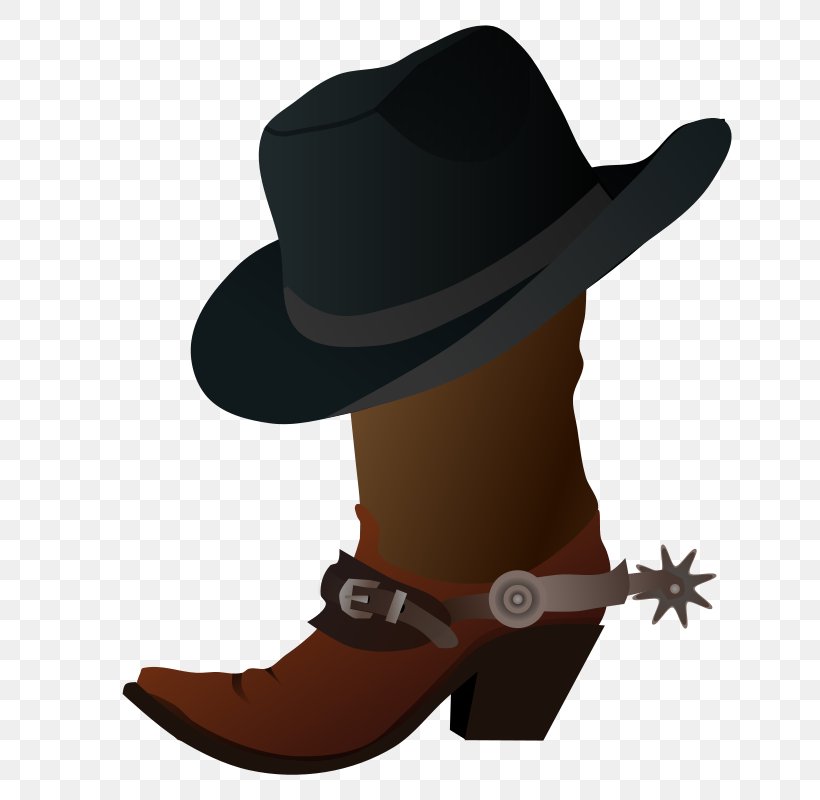 Hat N Boots Cowboy Boot Cowboy Hat Clip Art, PNG, 755x800px.