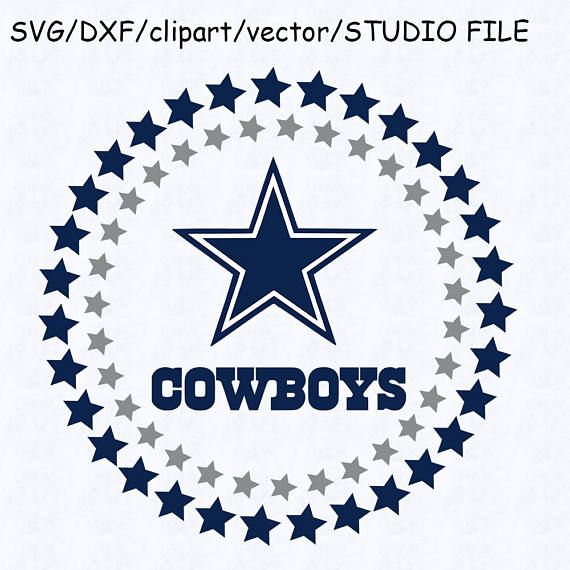 dallas cowboys circle logo svg dallas cowboys logo dxf.