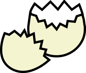 Clip Art Cracked Egg Whites Clipart.