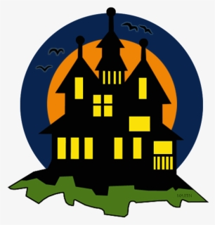 Free Haunted House Clip Art with No Background.