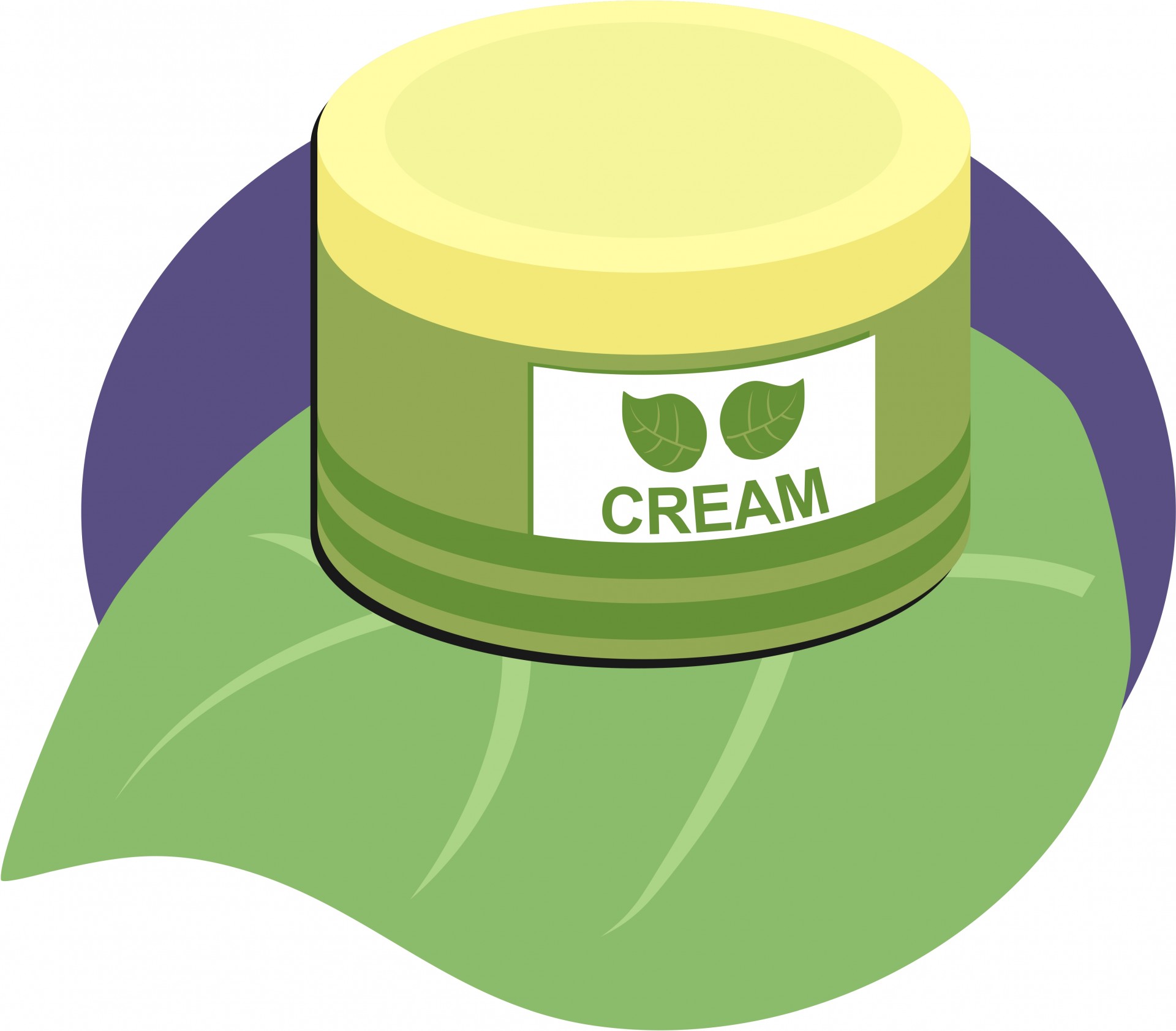 Creme clipart.