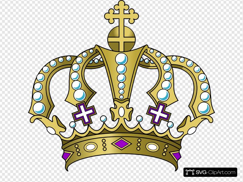 Purple Crown Royal Clip art, Icon and SVG.